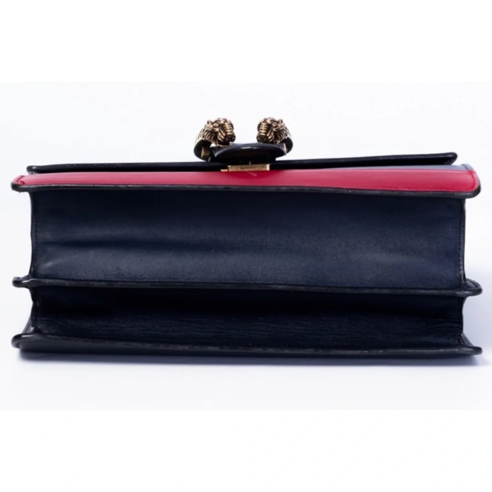 Gucci Dionysus Navy Striped Medium Bamboo Top Handle Bag - Picture 3 of 9